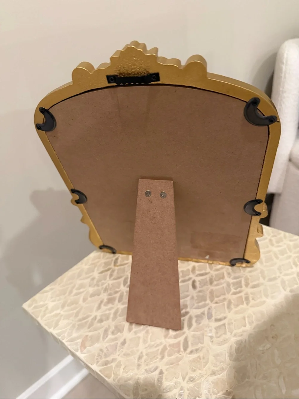 Gold Ornate Double Mirror Sign - Gifts & Cards / Favors